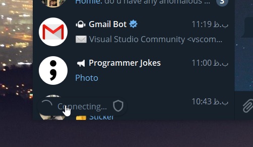 Connecting Proxy Telegram Image